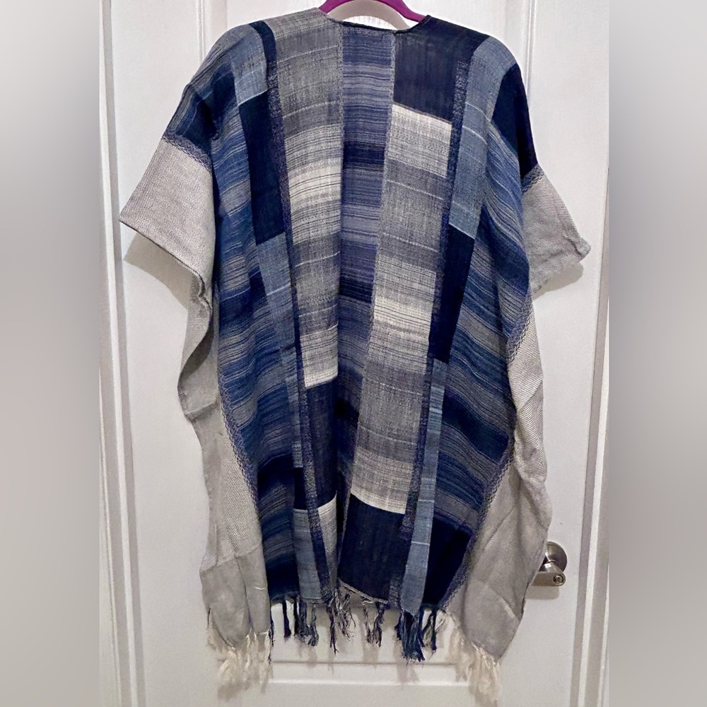 Patchwork Jean Poncho - American Eagle Outfitter - image 2